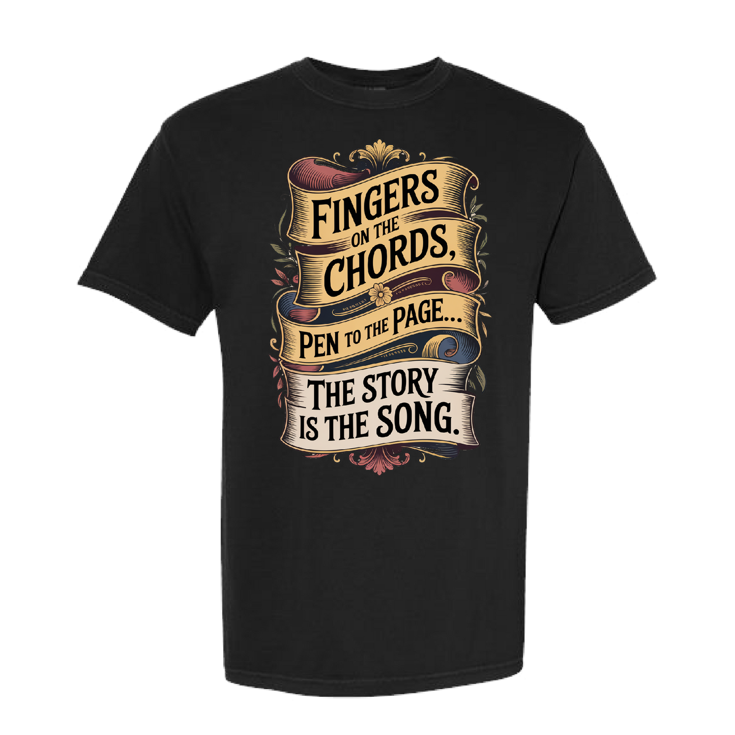 Fingers On the Chords t-shirt